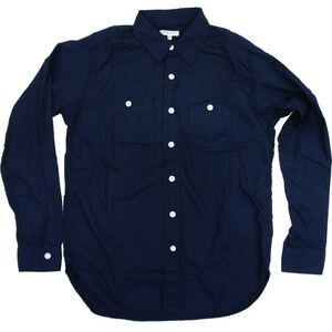 Engineered Garments‎ Work Shirt - Dk. Navy Pima Poplin